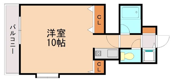 馬出九大病院前駅 徒歩2分 2階の物件間取画像